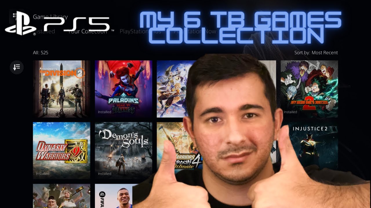MY PS5 GAMES LIST (6TB COLLECTION)!