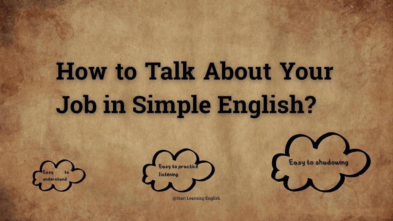 How to Talk About Your Job in Simple English | Slow English Listening Practice (A2)