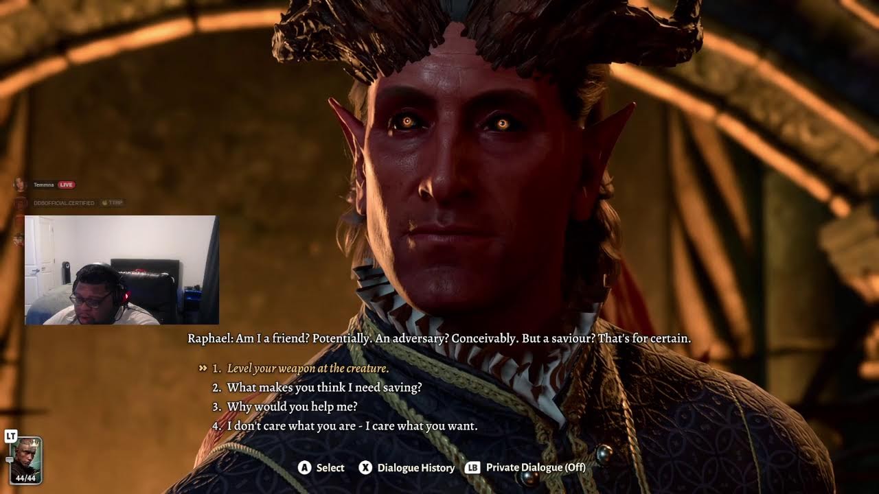 Baldur Gate 3 Fighter/Warlock Orc Build