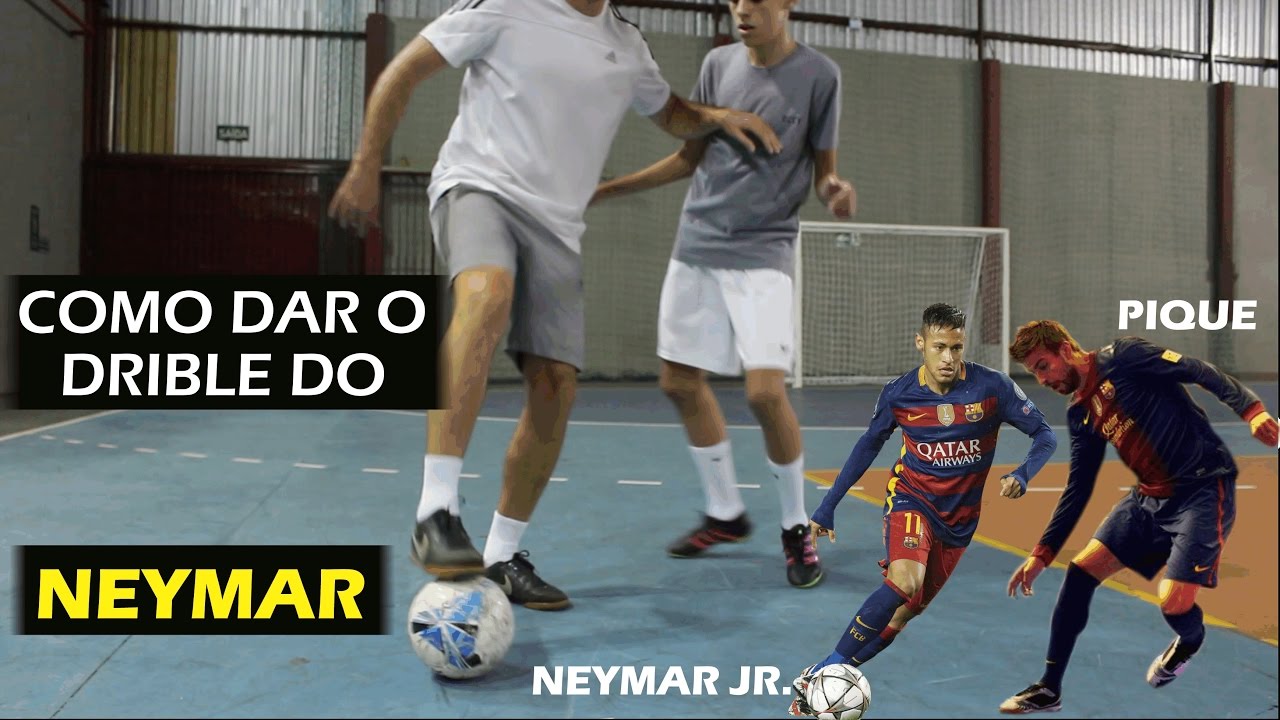 COMO FAZER O DRIBLE DO NEYMAR (SOBRE O PIQUE)