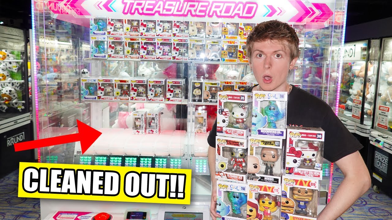 I WON All the Funko Pops at Round 1 Arcade!!
