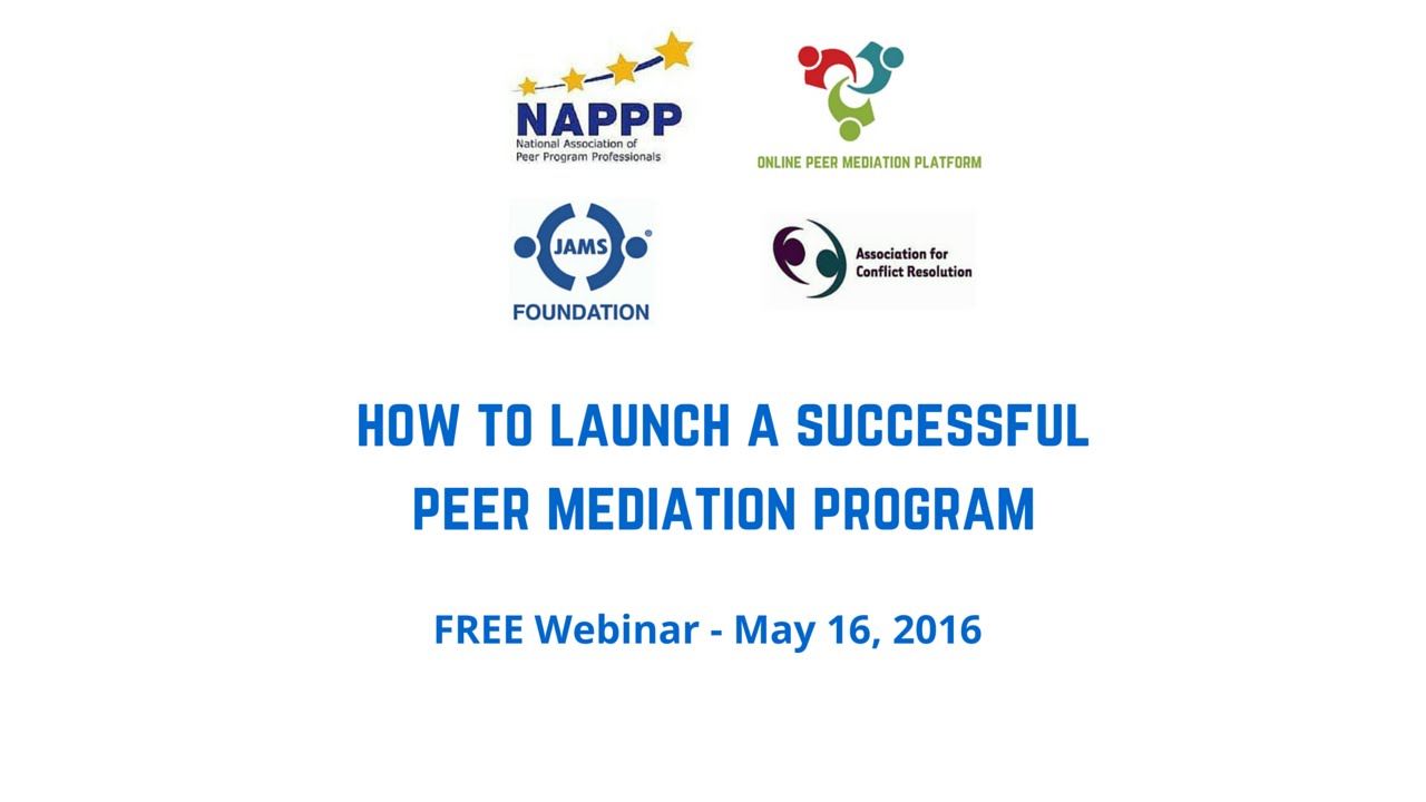 How to Launch a Successful Peer Mediation Program