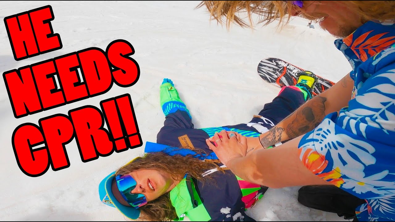 SNOWBOARDER Almost DIES From OVERSTOKING! #overstoked #overstoking #snowboard