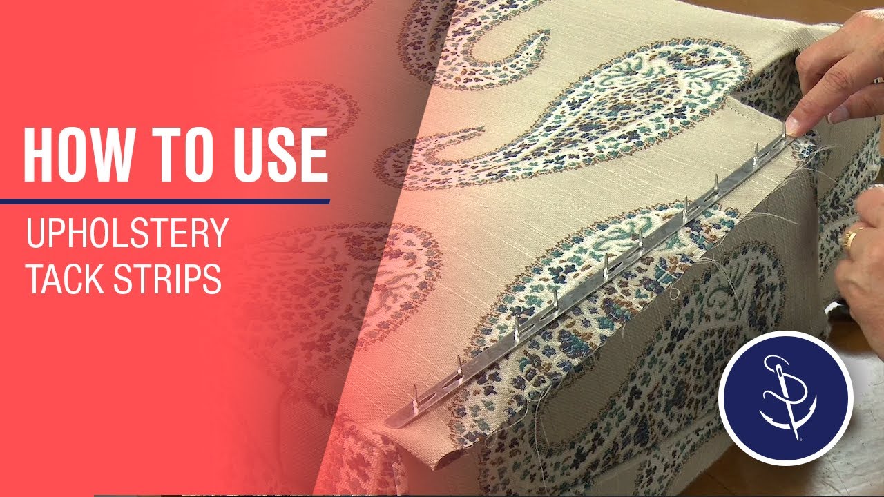 Upholstery Tack Strip Demo - How to Use