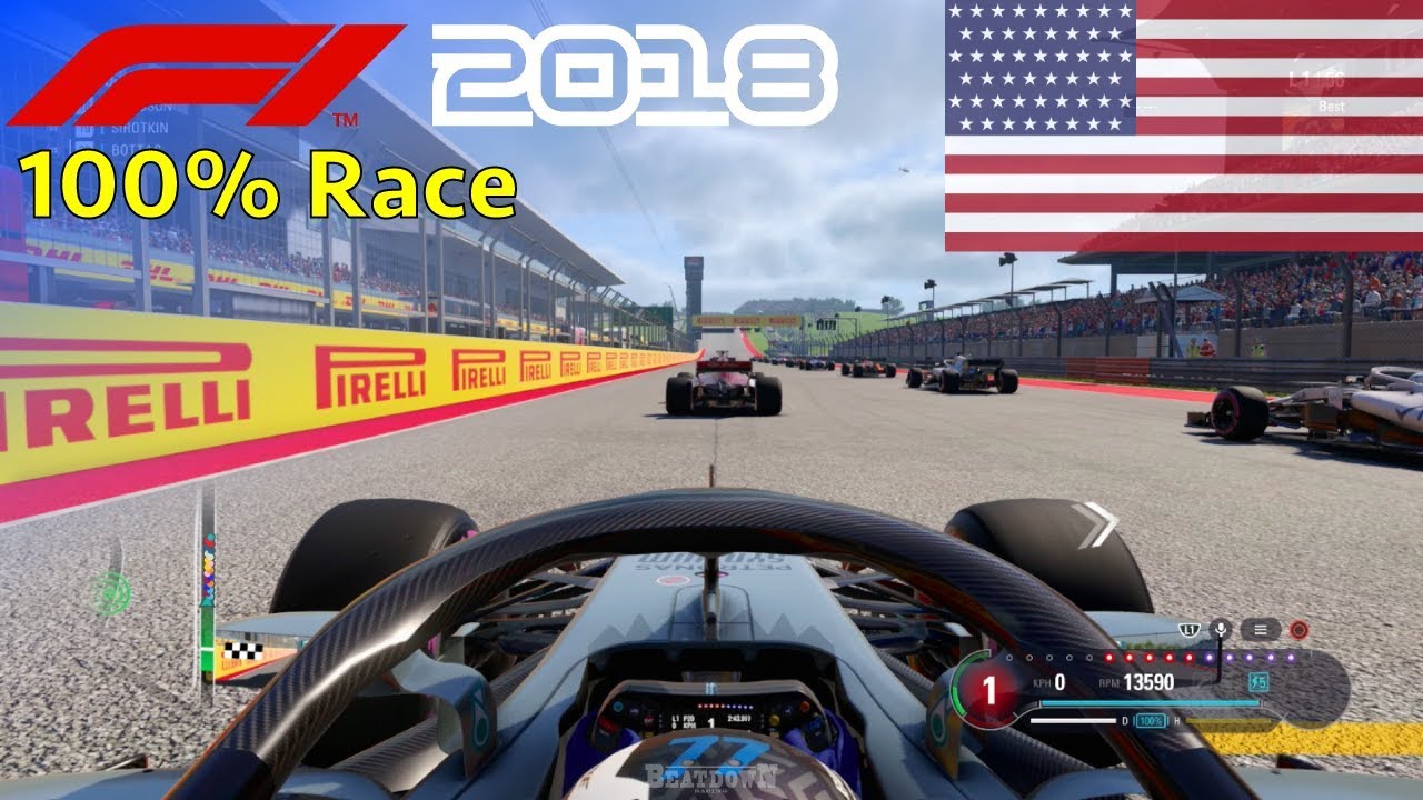 F1 2018 - Let's Make Bottas World Champion #18: 100% Race USA