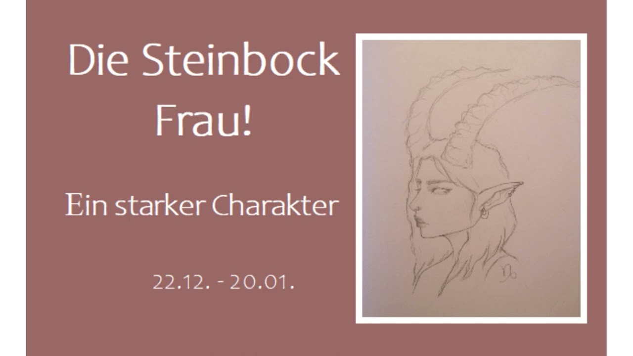 Die STEINBOCK Frau♑️ hat einen starken Charakter! So ist die Sternzeichen Steinbock Frau wirklich!