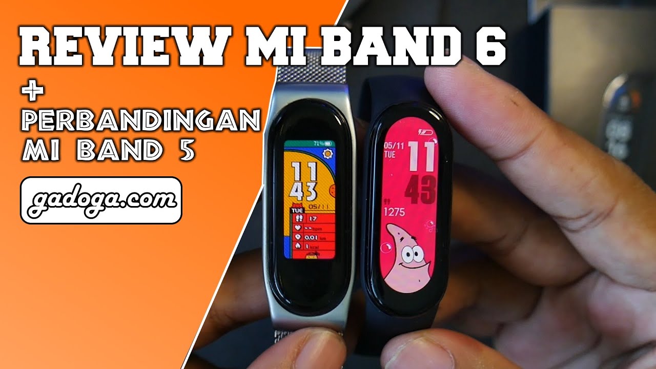 Review Mi Band 6 VS Mi Band 5