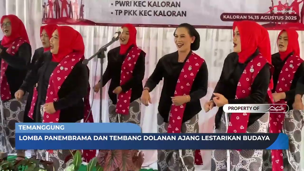 LOMBA PANEMBRAMA DAN TEMBANG DOLANAN AJANG LESTARIKAN BUDAYA
