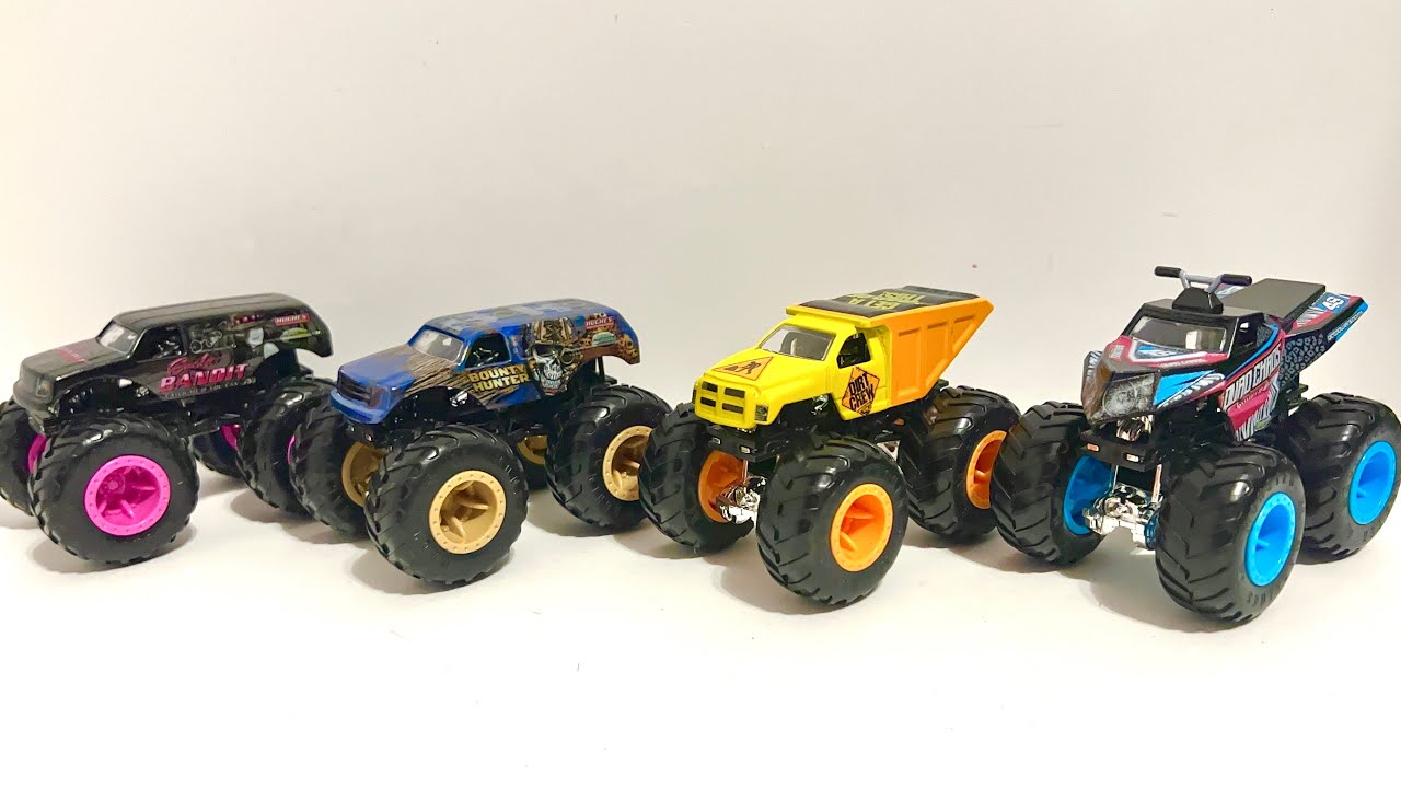 Monster Machines 2022 Wave 1 UNBOXING!!! (Bounty Hunter, Scarlet Bandit, Dirt Crew & Quad Chaos!)
