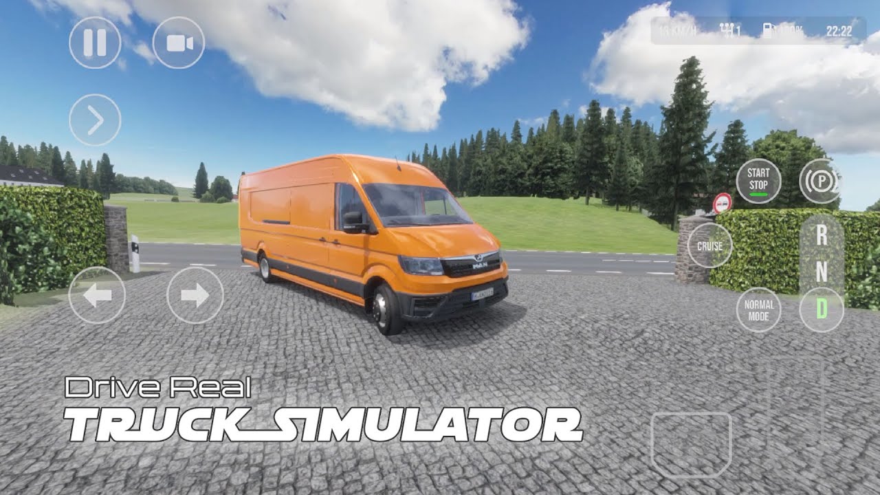 Drive Real Truck Simulator quick drive | First gameplay | Early development stage