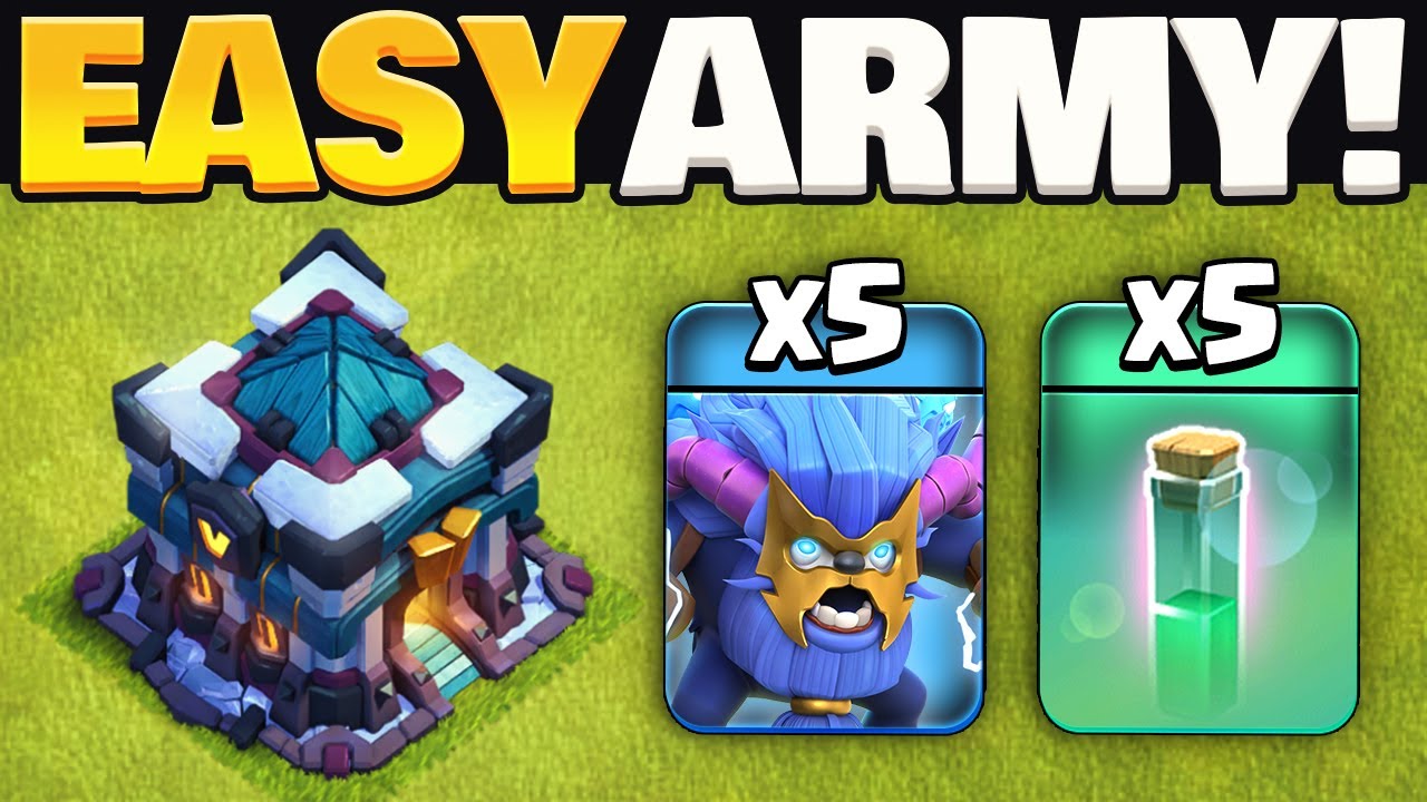 Easy TH13 RC Charge Super Yeti Attack Startegy Explained (Clash of Clans)