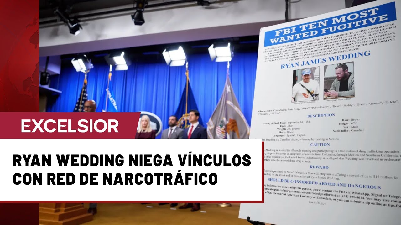 Ryan Wedding se declara no culpable de m&uacute;ltiples cargos federales en EE. UU.