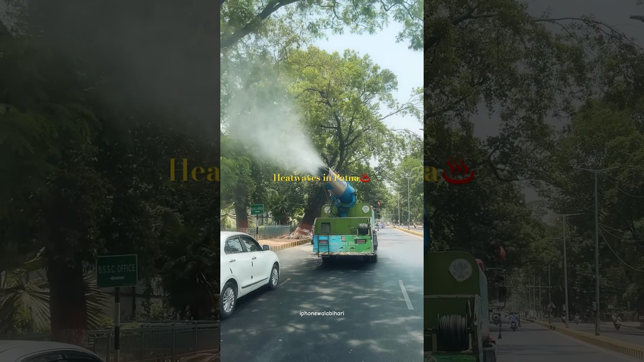 Heatwaves in Patna in June 🥵♨️      #heatwave #patna #summer #temperature #bihar #nagarnigam #june