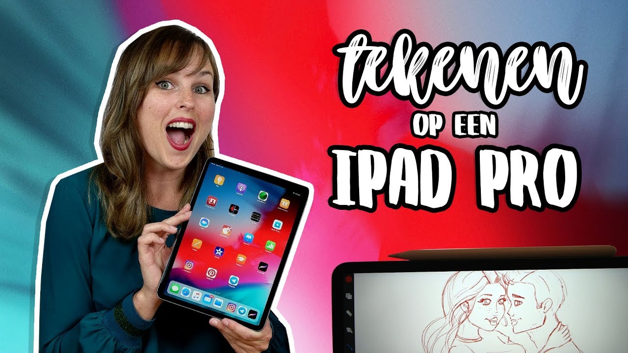 Leer TEKENEN met PROCREATE op een IPAD PRO voor beginners