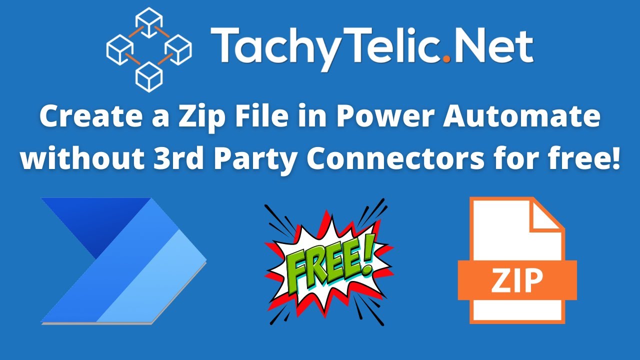 Как создавать ZIP-файлы в Power Automate бесплатно, без премиум-действий и сторонних коннекторов