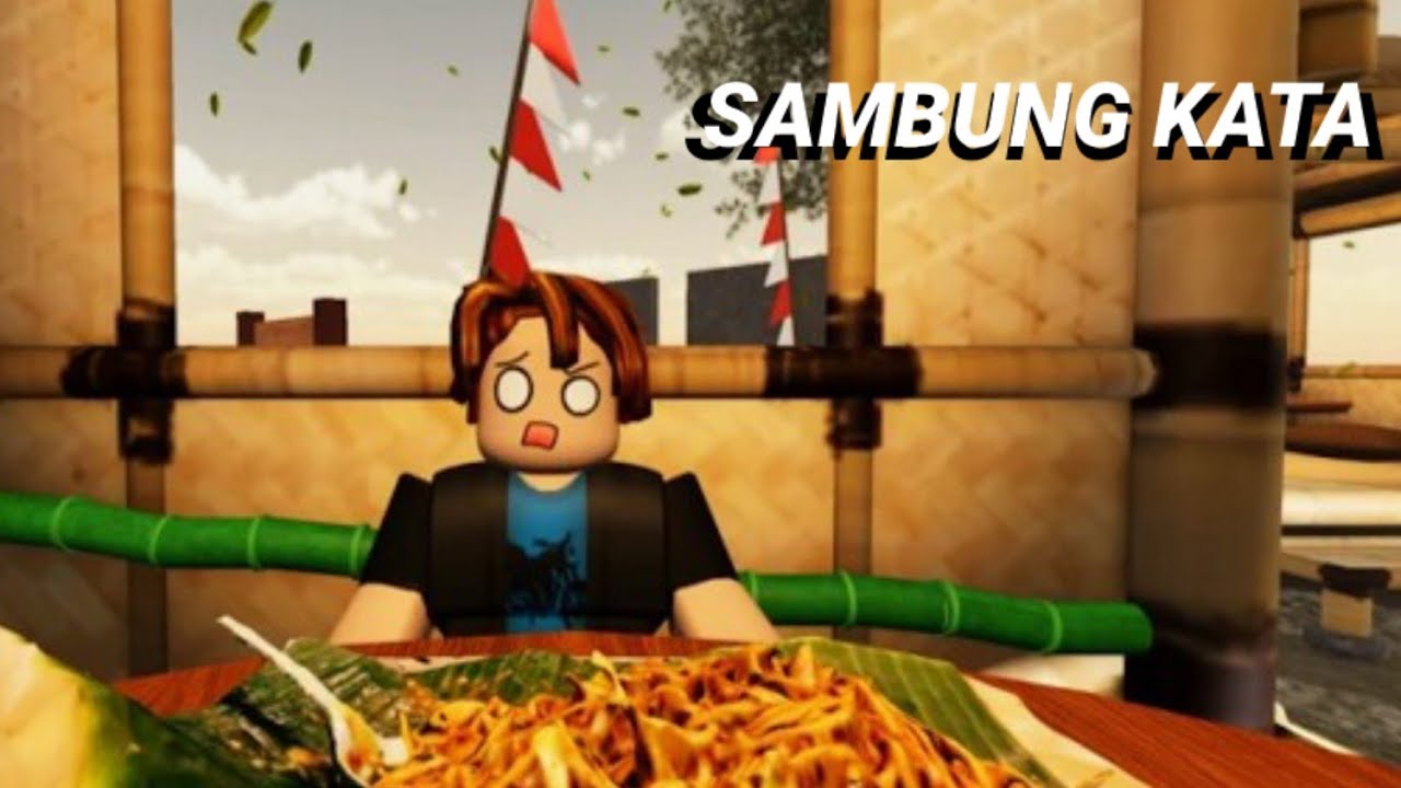 Bermain game Roblox Sambung kata