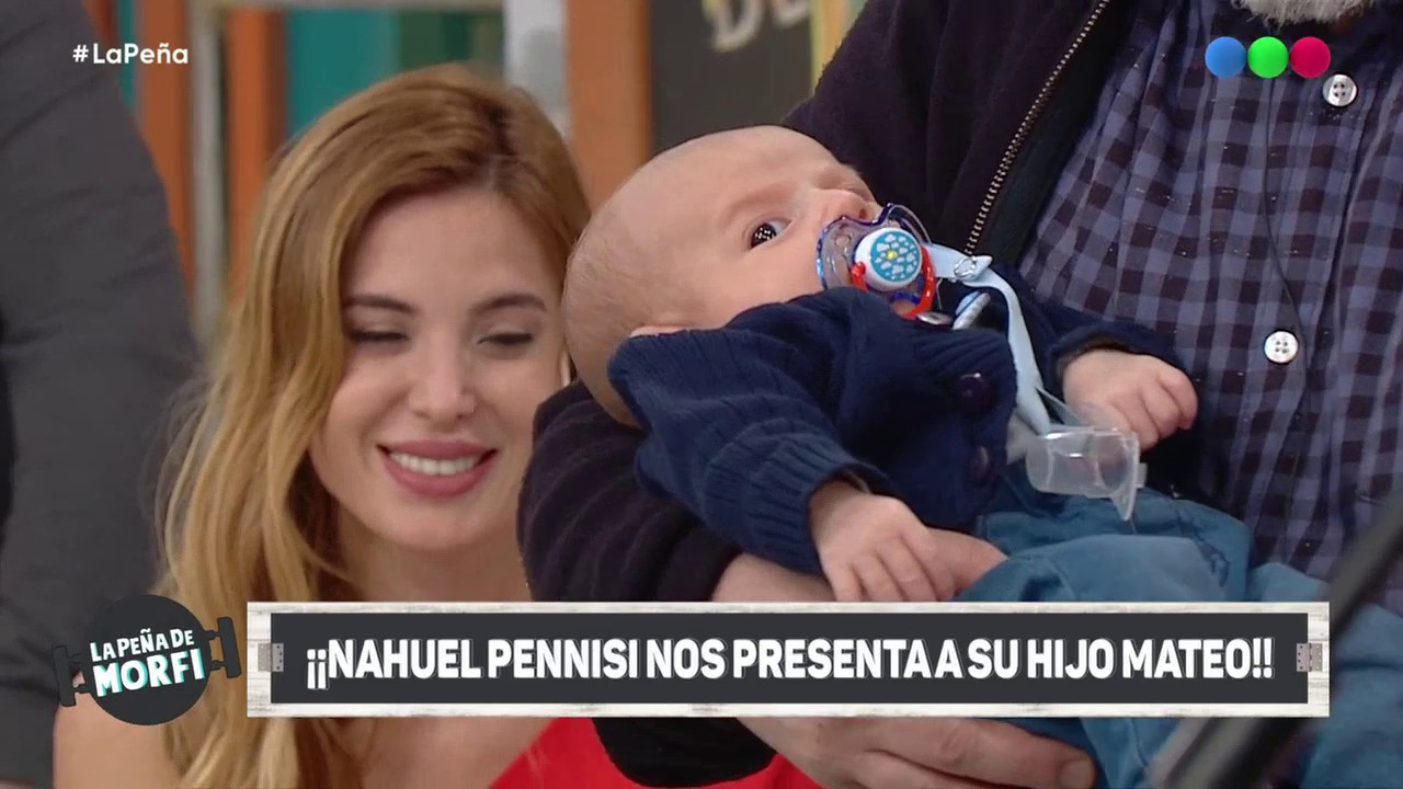 Nahuel Pennisi presentó a su hijo Mateo - La Peña de Morfi