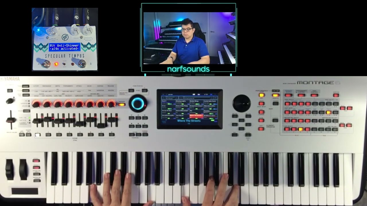 Where The Streets Have No Name U2 Yamaha Montage with Specular Tempus Reverb/Delay Pedal