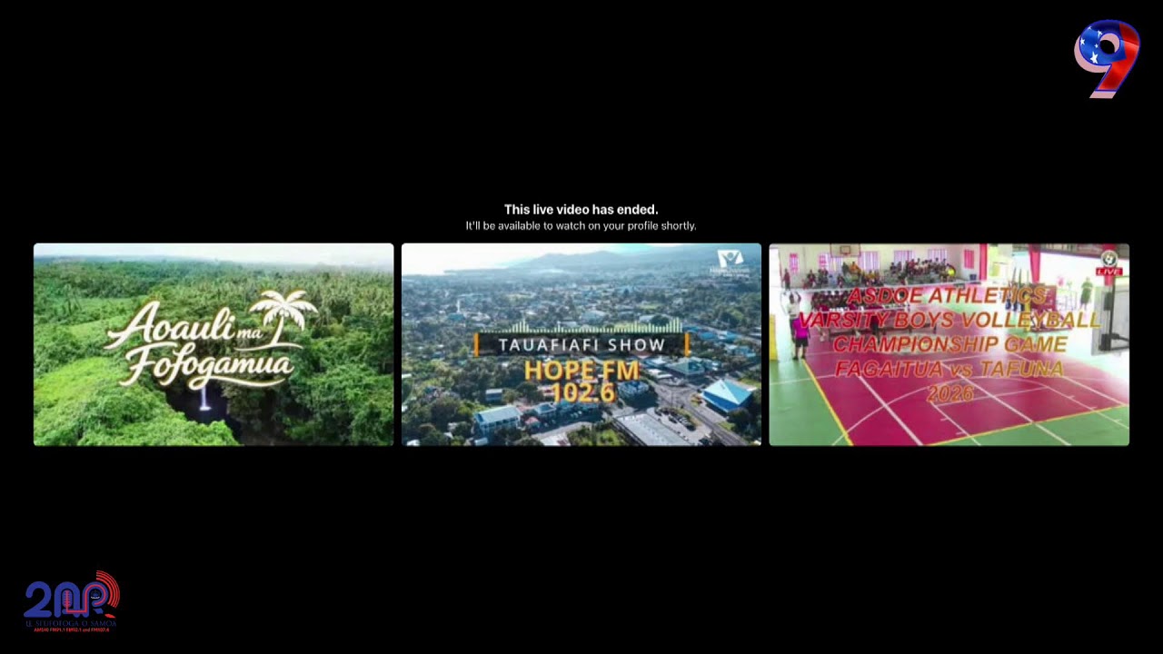 SAUNIGA FONOTATALO A LE MĀLŌ MA SAMOA ATOA | VAEGA MAOTI O TUPE | 4 FEPUARI 2026