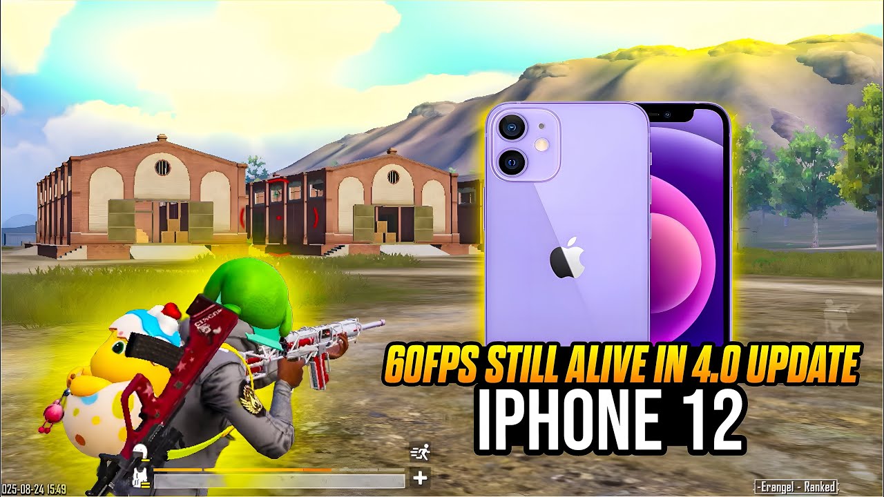 60 fps still alive 🤨 in 4.0 update..? IPHONE 12 🔱
