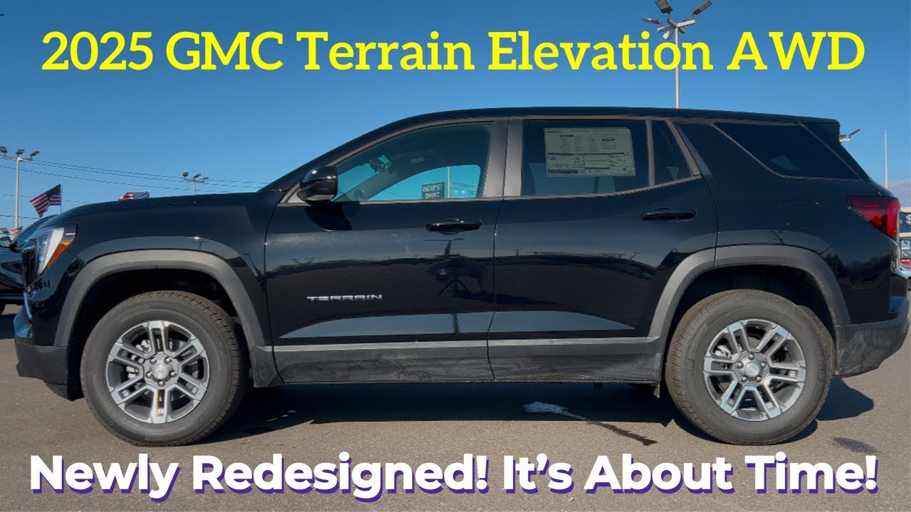2025 GMC Terrain Elevation AWD: The New Terrain Actually Looks Cool!
