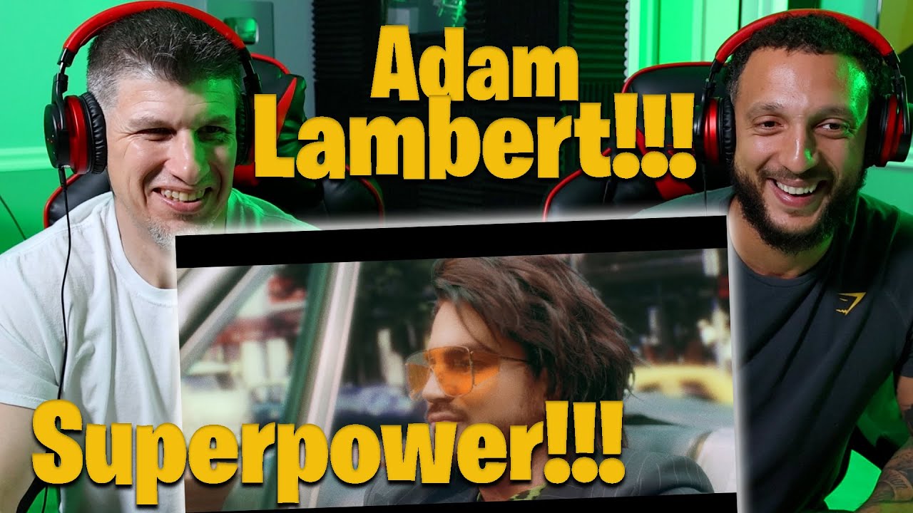 Adam Lambert - Superpower (Official Music Video) REACTION!!!