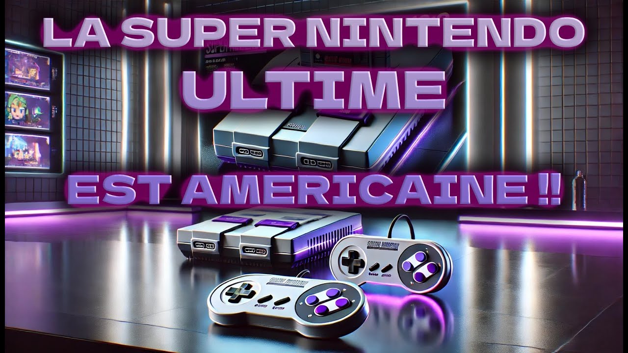 La seule Super Nintendo au monde qui passe toutes les cartouches et tous les écrans CRT et Full HD !