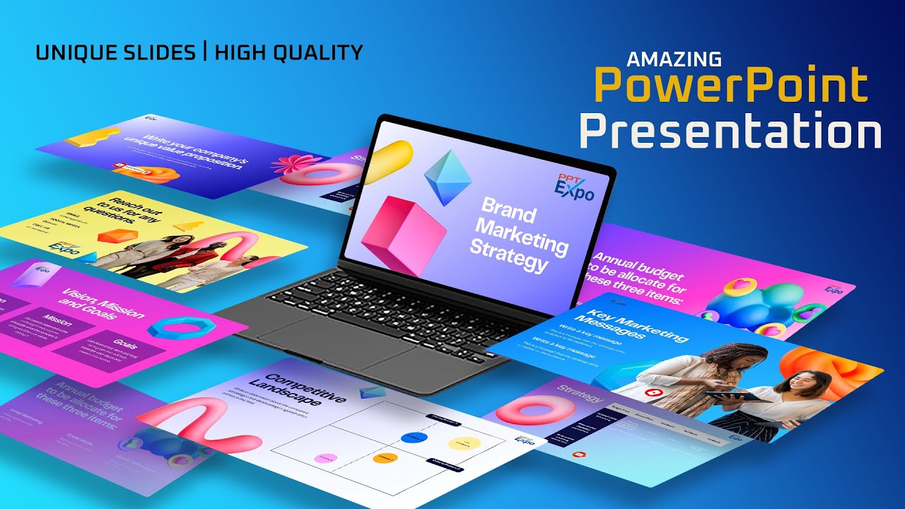 free ppt template view #powerpoint🔥Brand Marketing Strategy #template #presentation #animation
