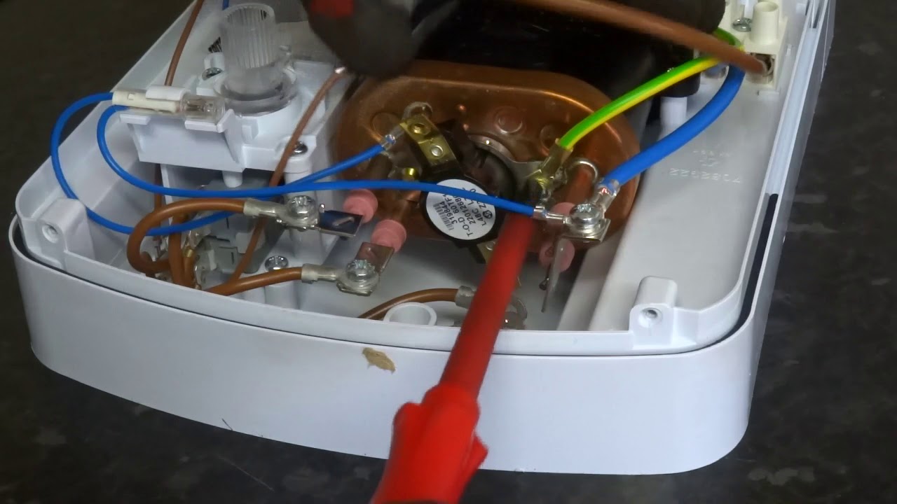 Тестирование и замена термовыключателя электрического душа (tco)