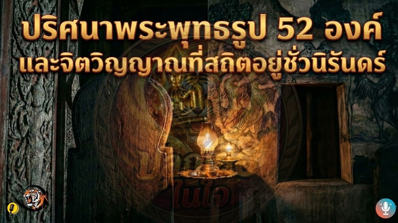 ปริศนาพระพุทธรูป 52 องค์และจิตวิญญาณที่สถิตอยู่ชั่วนิรันดร์ | ปลุกเสือในใจ
