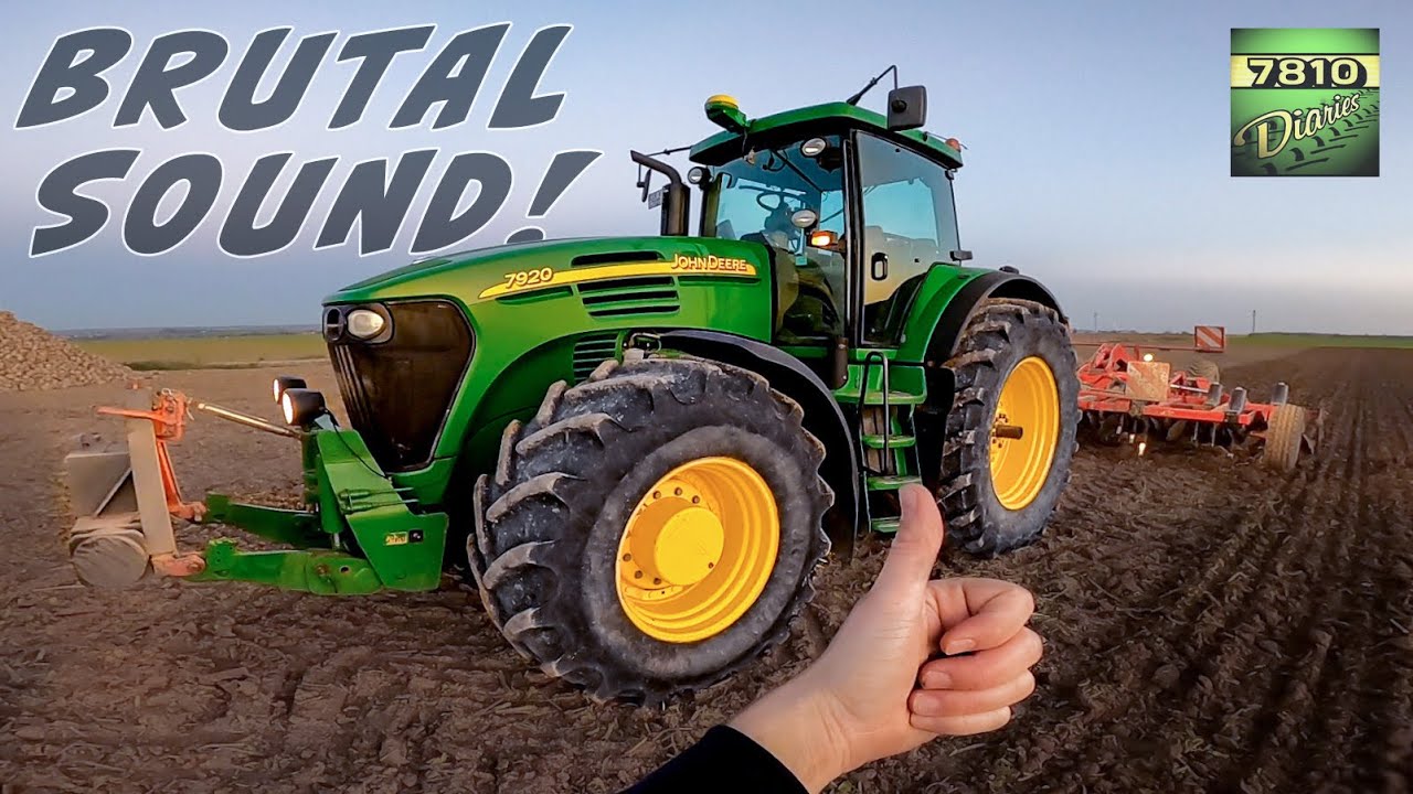 John Deere 7920 - brutaler 8.1 Liter SOUND🔥 - POV Drive mit AutoTrac‼️