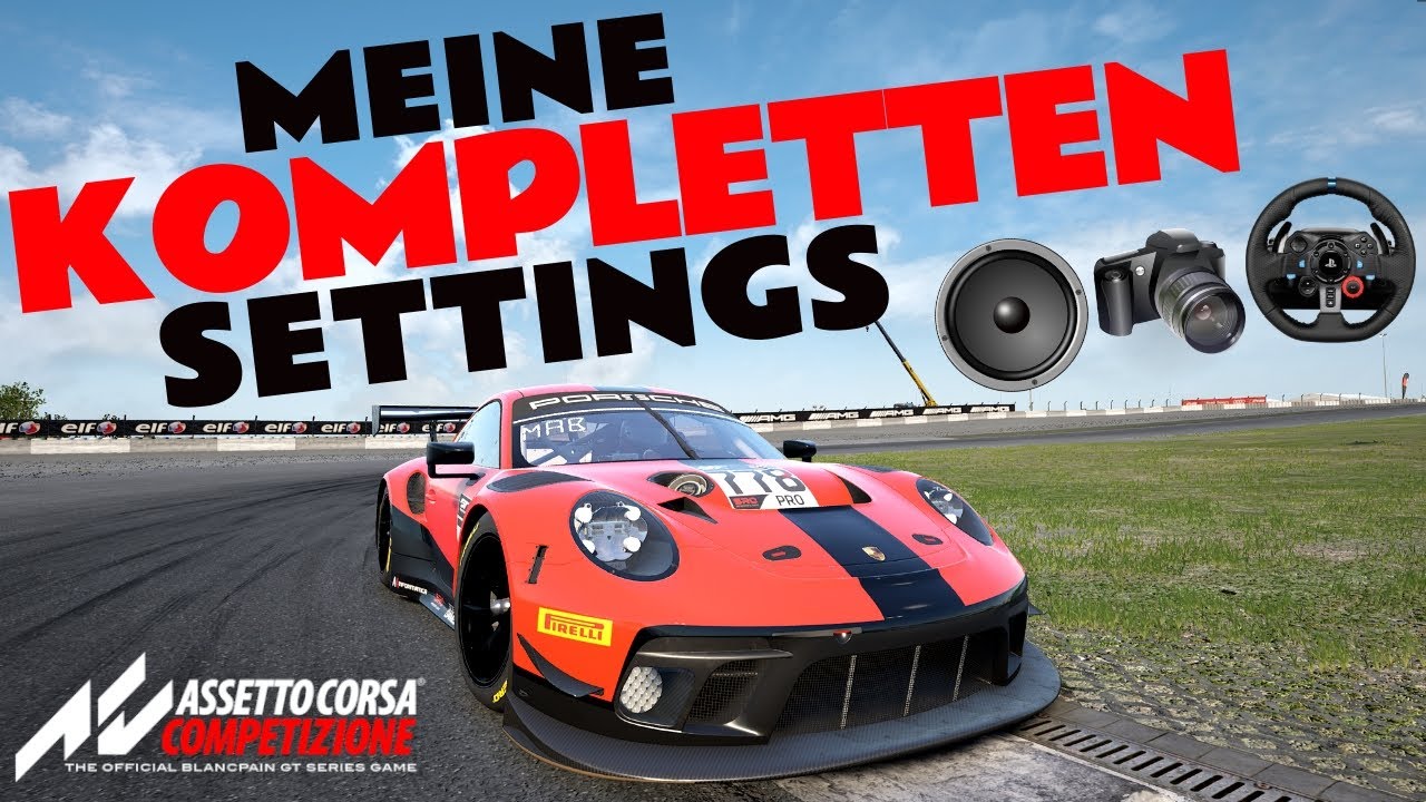 Meine KOMPLETTEN Assetto Corsa Competizione Einstellungen! | Simracing Guide | Mabix