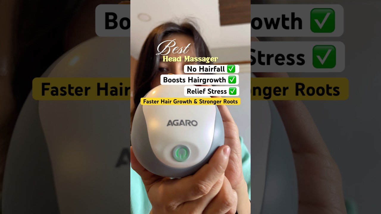 Best Scalp Massager for Hair Growth & Stress Relief | Agaro Scalp Massager 
