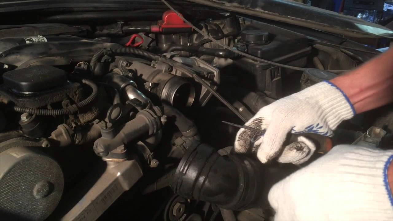 Чистка интеркулера BMW e60