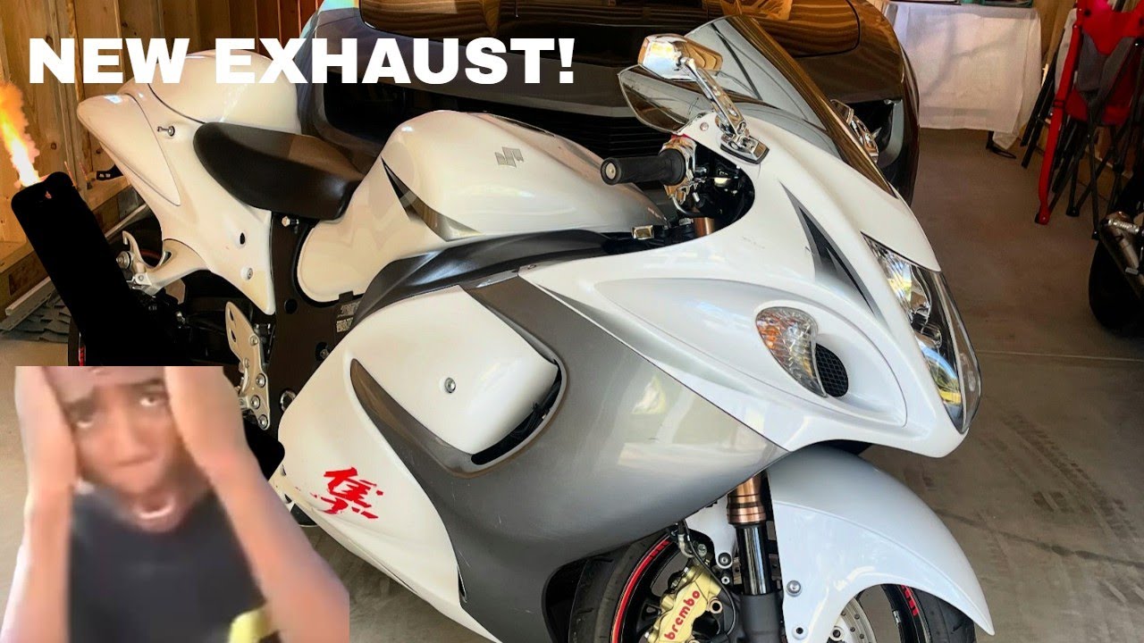 Установка титанового выхлопа (08-20) Gen 2 Hayabusa