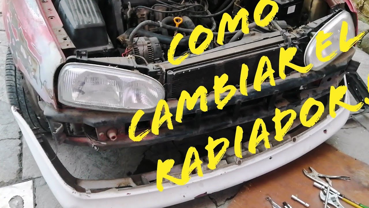Como cambiar el radiador del golf mk3/ Jhos Nava