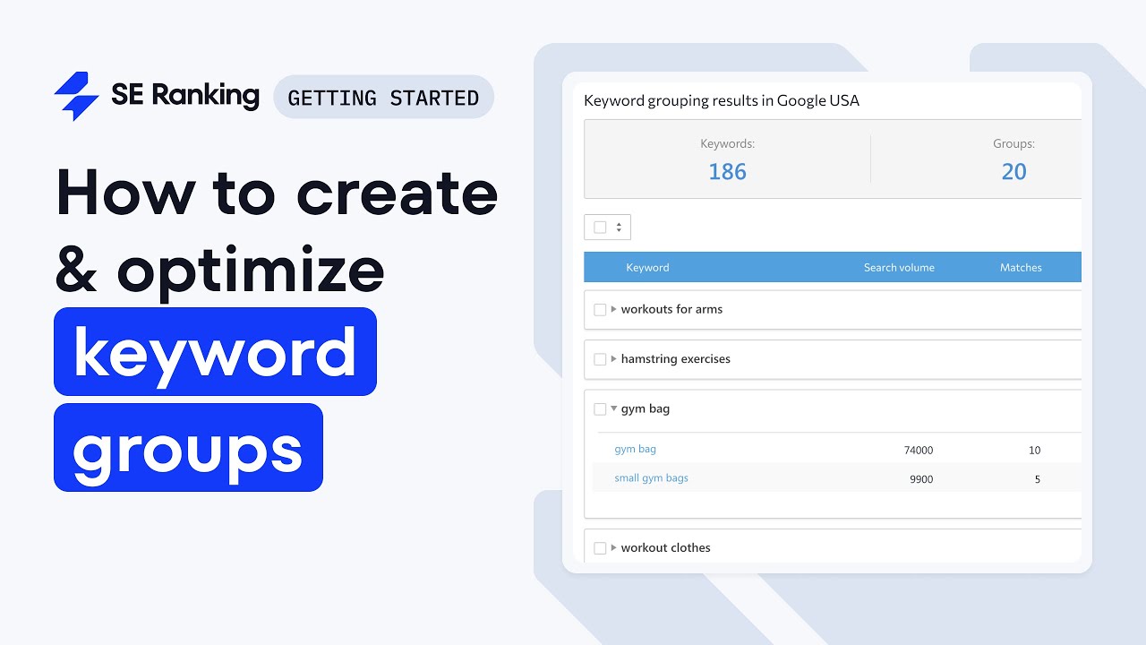 Keyword Grouping and Optimization with One Tool