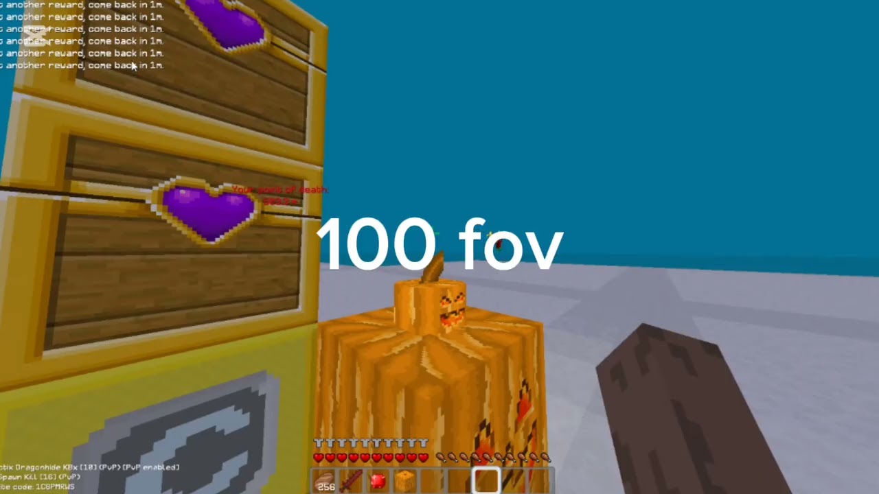 PVPING at every fov 70-145 to find out best fov 