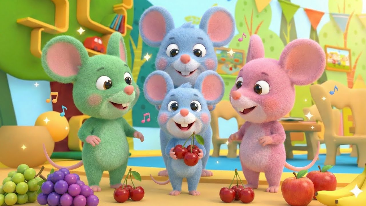 Lêu Lêu, kleines Mäuschen 🐭 | Lustiges Kinderlied zum Mitsingen | Deutsche Kinderreime 🎶
