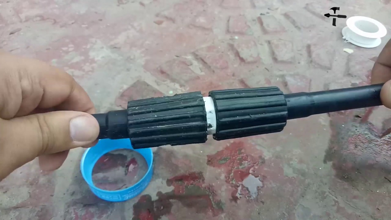 Joining two high pressure hoses