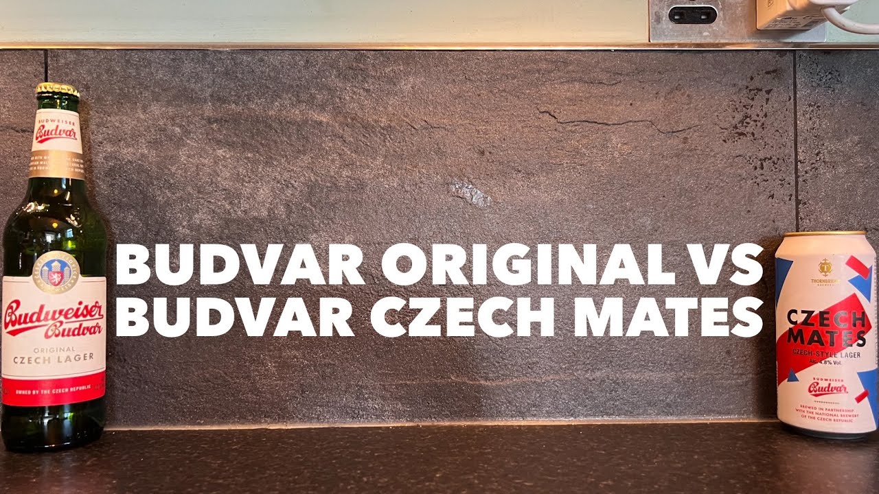 Budweiser Budvar Lager Vs Budvar Czech Mates Lager , Budweiser Budvar Original Czech Lager Review