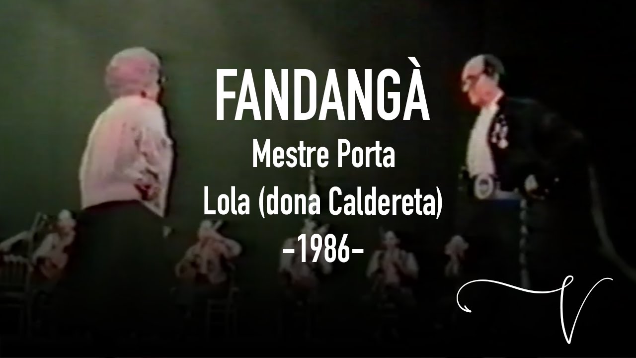 Fandangà. Victorieta i Xiquet del Carme