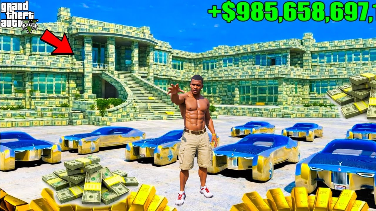 Franklin Has Change Poor Paper Boy To Billion Dollars Rich Paper Boy in Los Santos in GTA 5 Telugu
