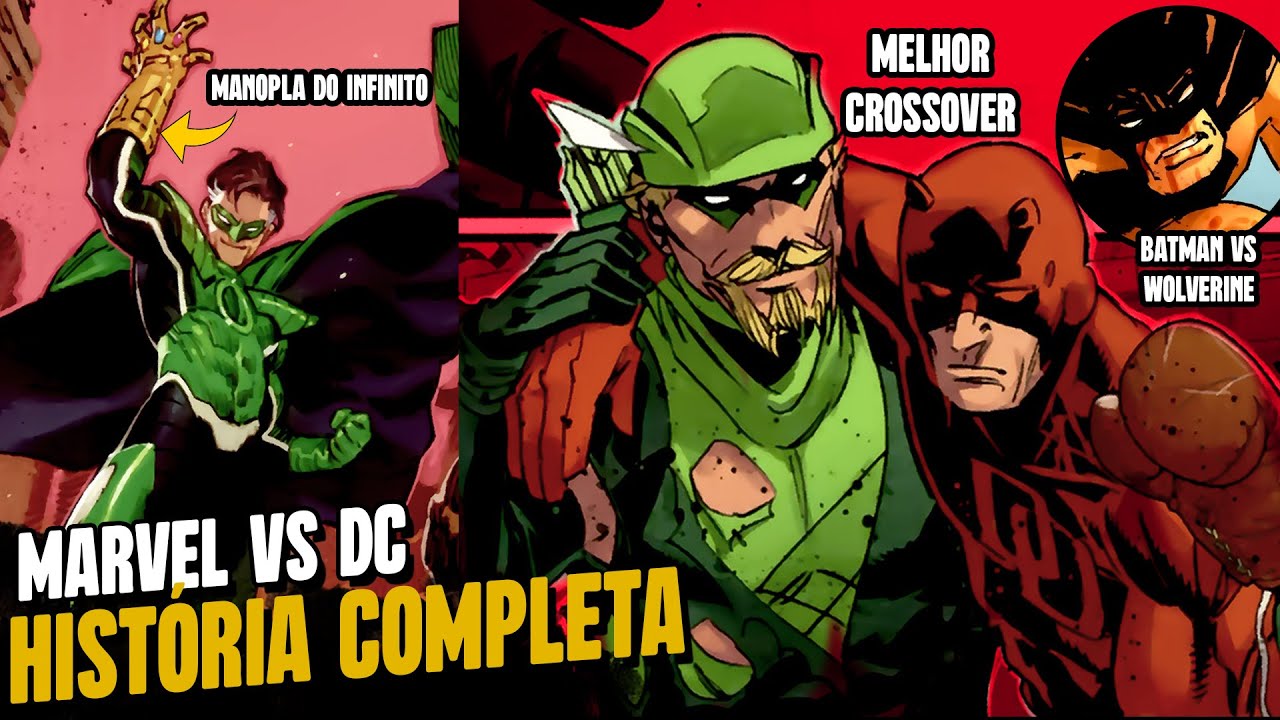 CROSSOVER COM MUITA POLÊMICA! MARVEL vs DC - HISTÓRIA COMPLETA