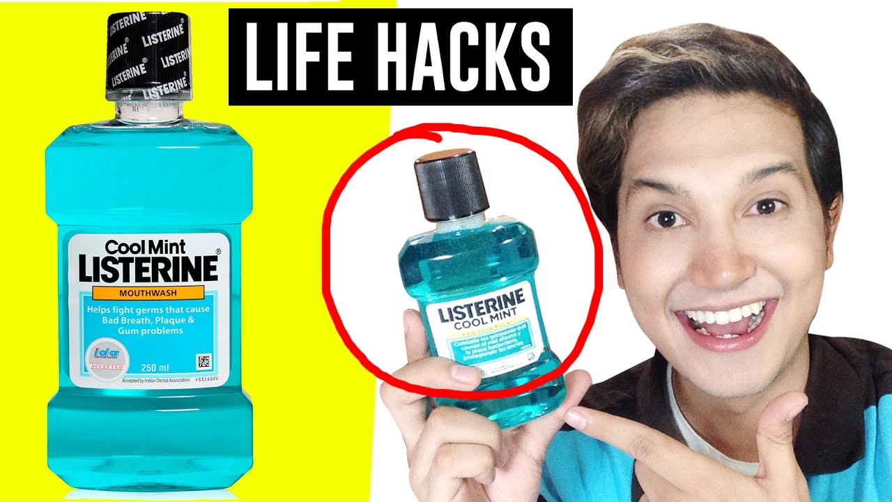 6 LIFE HACKS CON LISTERINE QUE VAS A AMAR | LIFE HACKS | TRUCOS DE BELLEZA Y SALUD | AndyZaturno