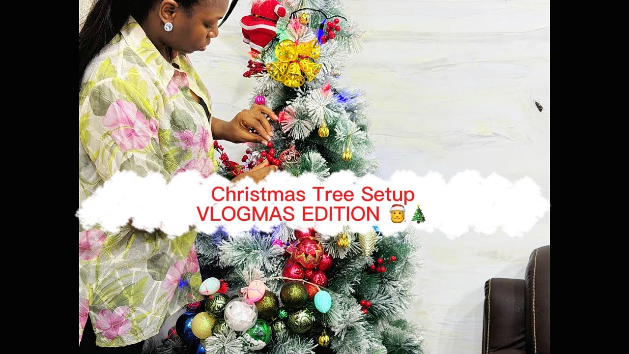 Christmas Tree Setup | Simple & Colourful 