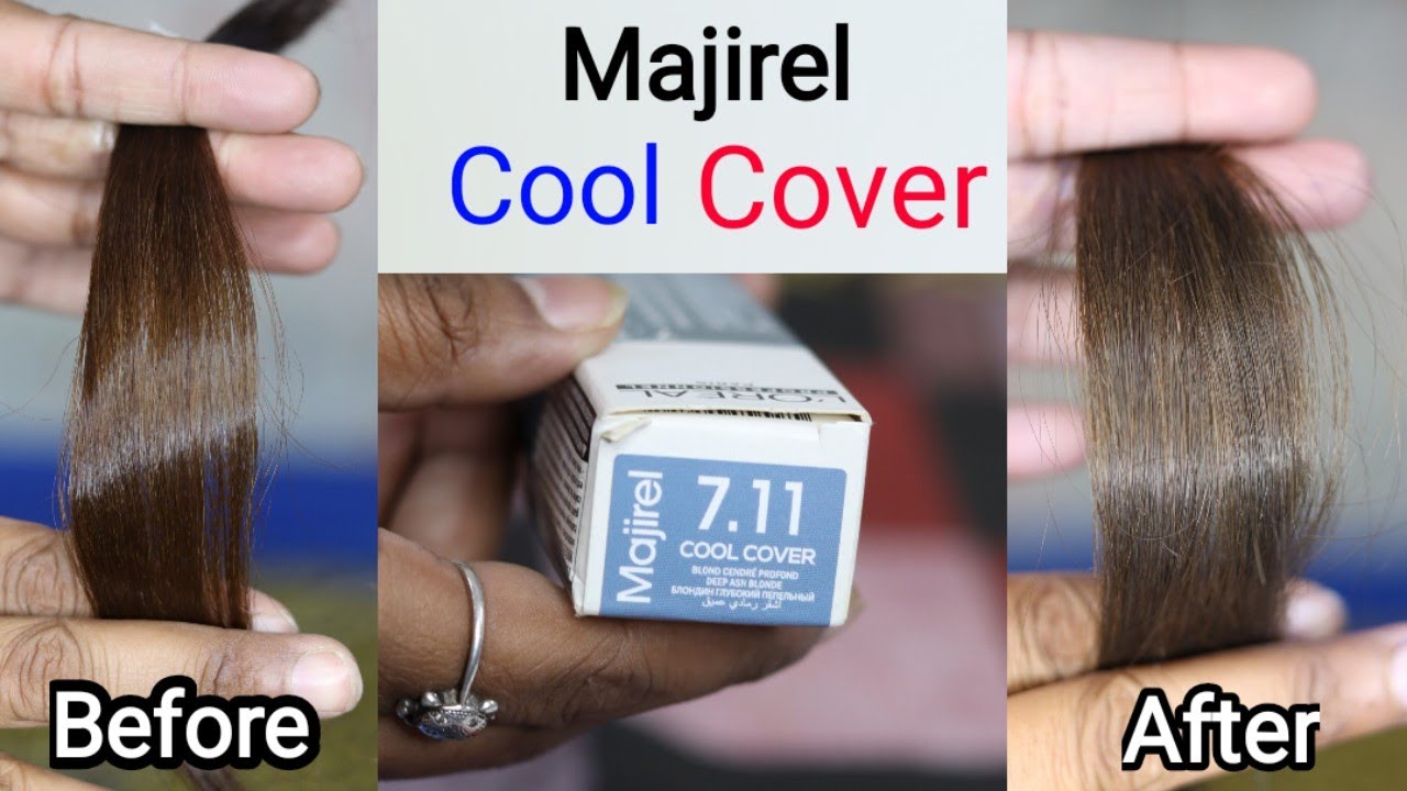 7.11 Majirel Cool Cover || Hair Color Change || By Salonfact