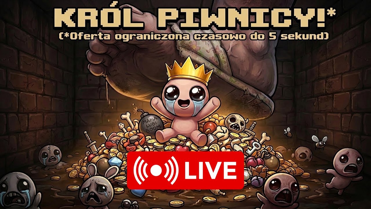 🍎Dzień jak co dzień: Kupy, potwory i rodzinne traumy💣 The Binding of Isaac