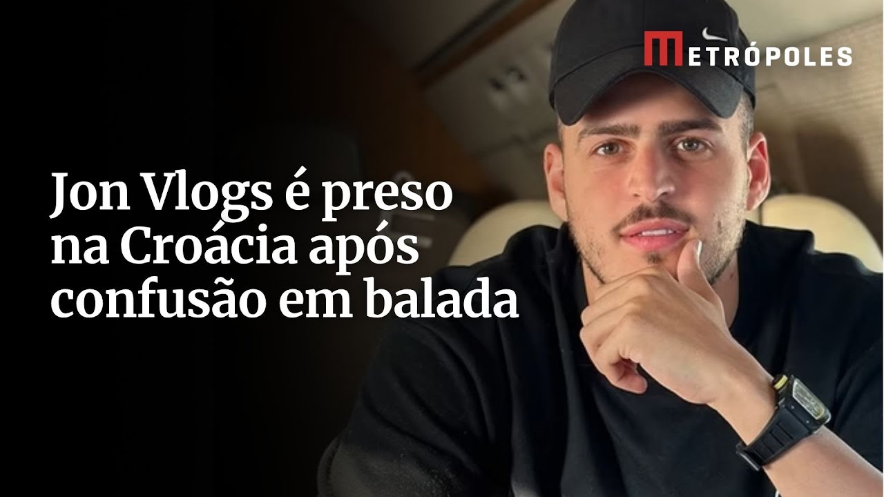 Jon Vlogs é preso na Croácia após confusão em balada