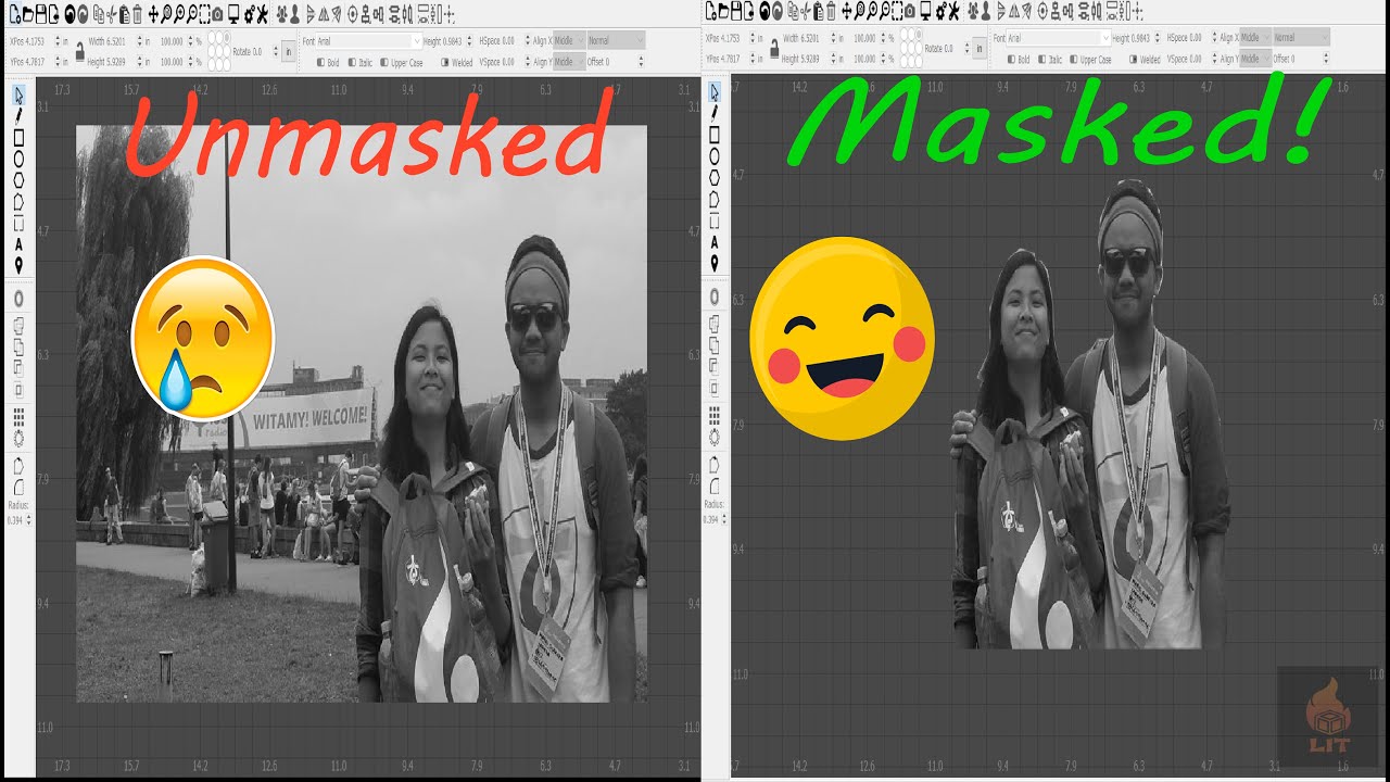 EASILY Mask an Image on Lightburn | LIT Tutorials